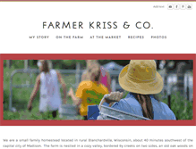 Tablet Screenshot of farmerkriss.com
